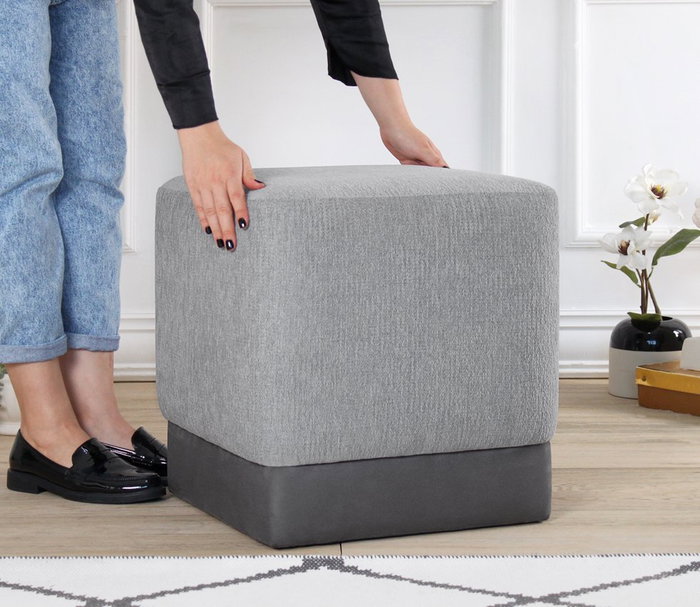 Atelier Del Sofa Puf Borgot - Gris Atelier Del Sofa Puf Borgot - Gris